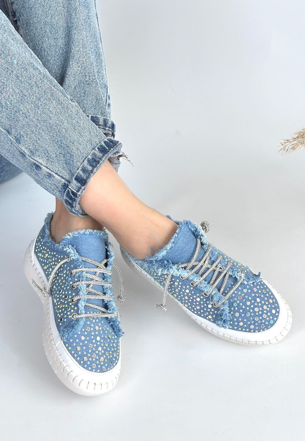 Guji Mavi Kot Bağcıklı Spor Ayakkabı