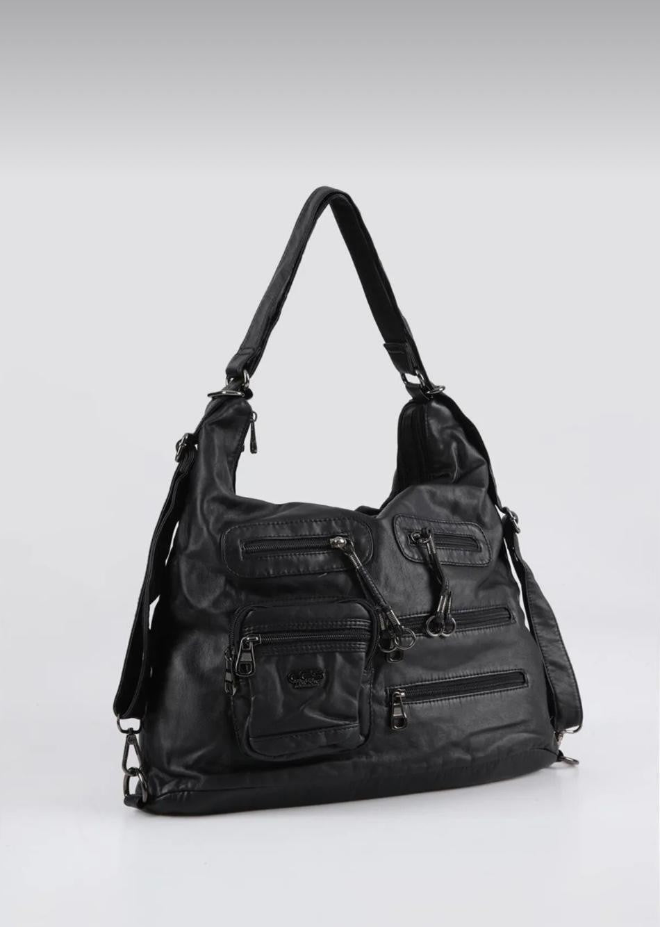 Jinsa Siyah Cilt Çanta