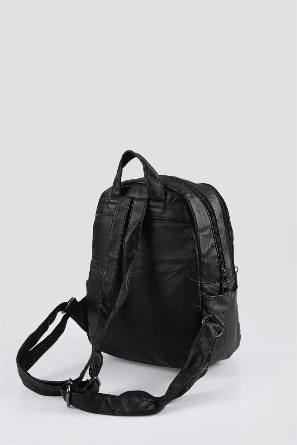 Owert Siyah Cilt Sırt Çantası