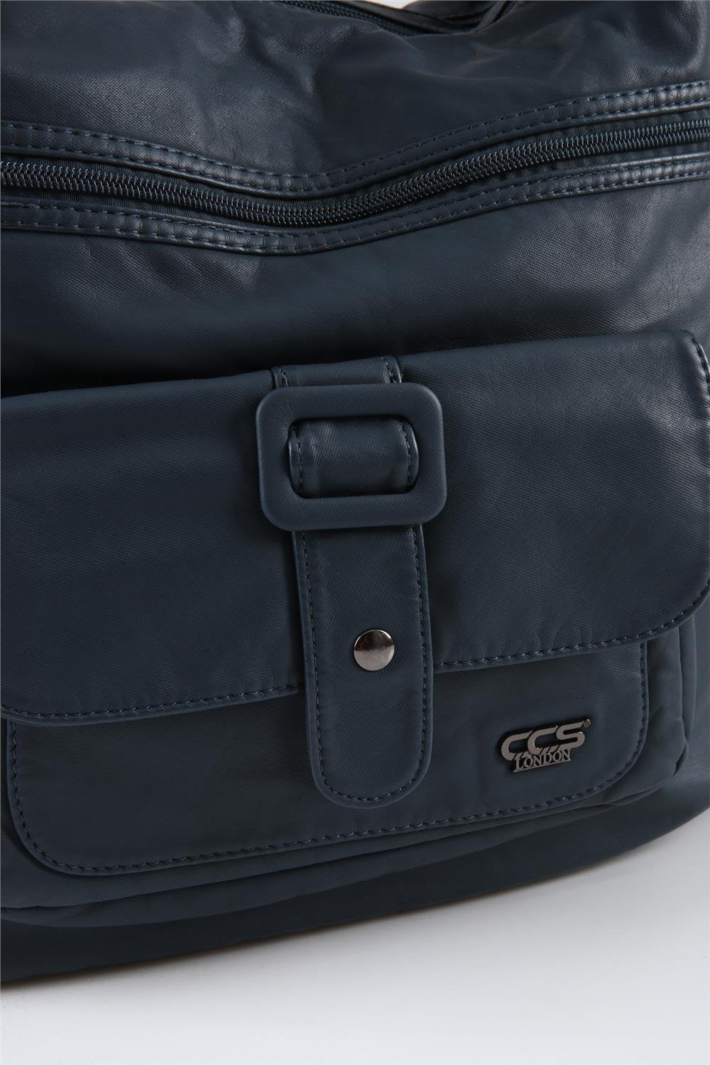 Mower Mavi Cilt Omuz Çantası