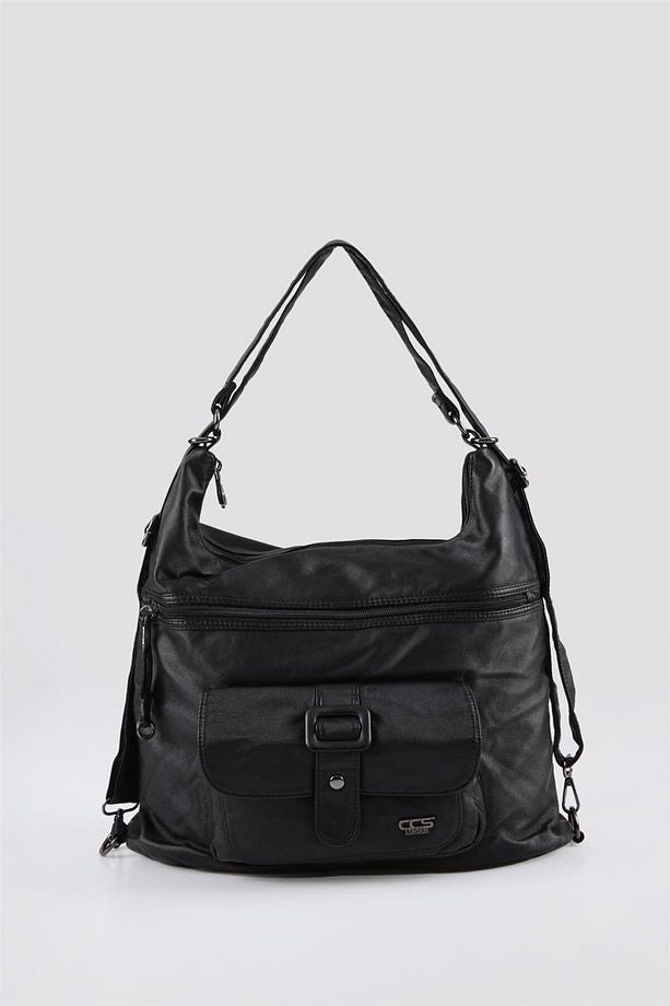 Mower Siyah Cilt Omuz Çantası