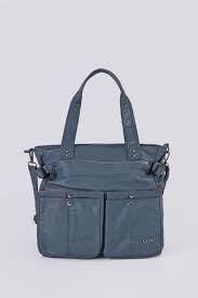 Opey Mavi Cilt Omuz Çantası