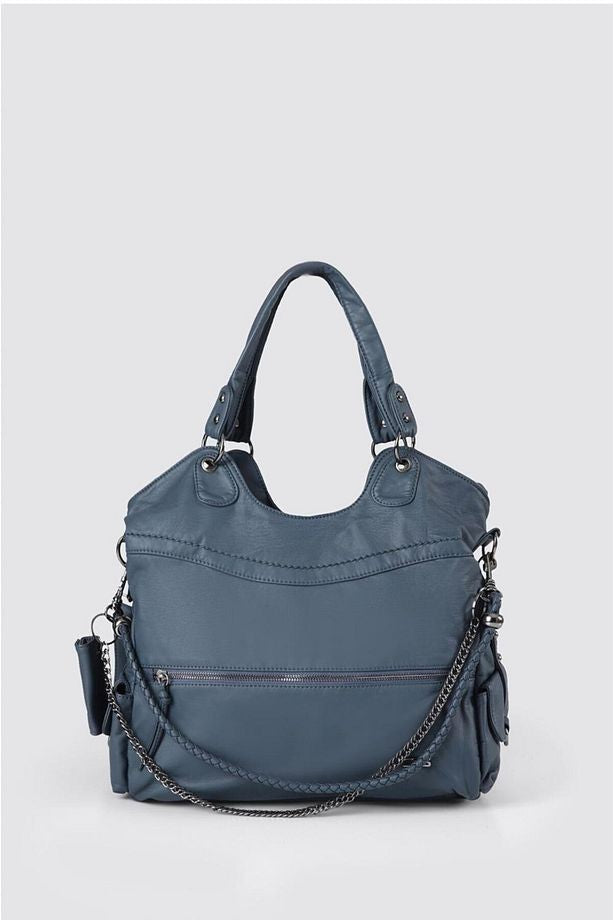 Silla Mavi Cilt Omuz Çantası