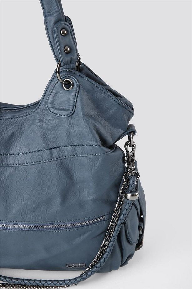 Silla Mavi Cilt Omuz Çantası