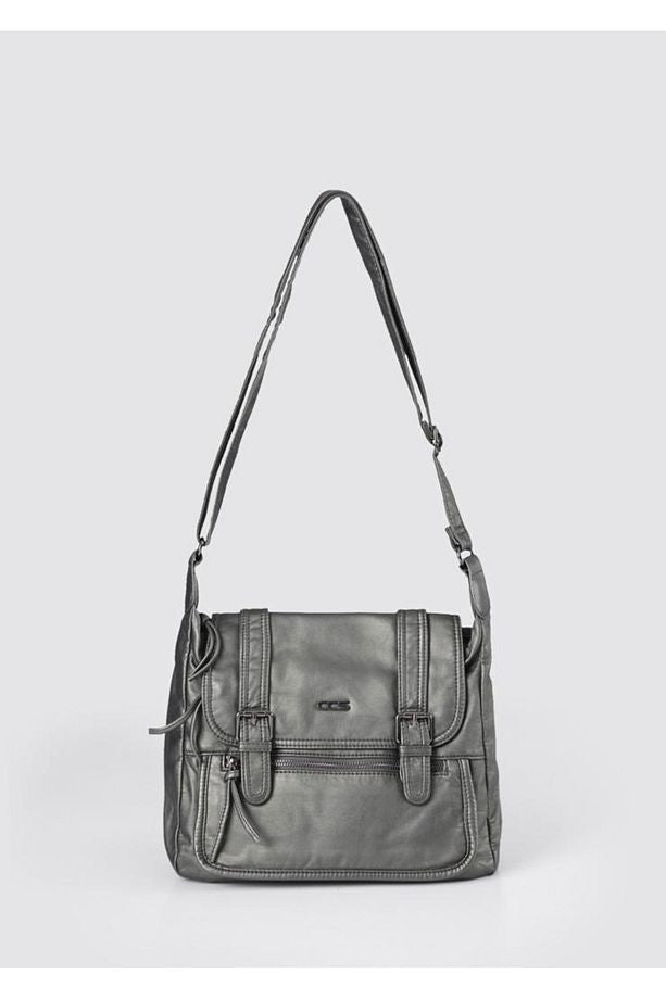 Liye Platin Cilt Omuz Çantası