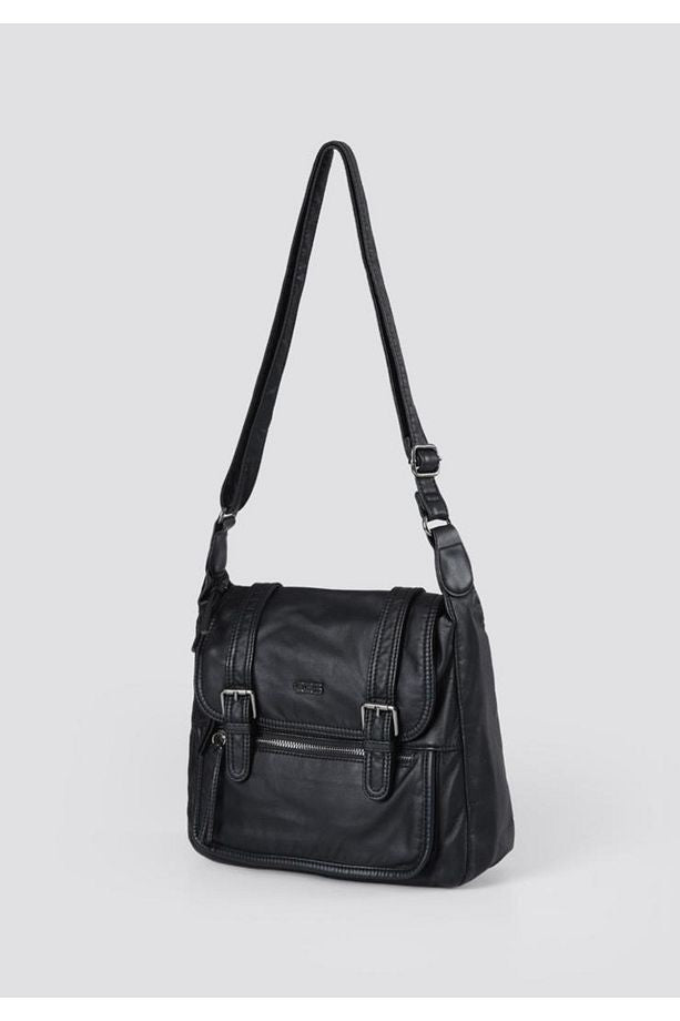 Liye Siyah Cilt Omuz Çantası