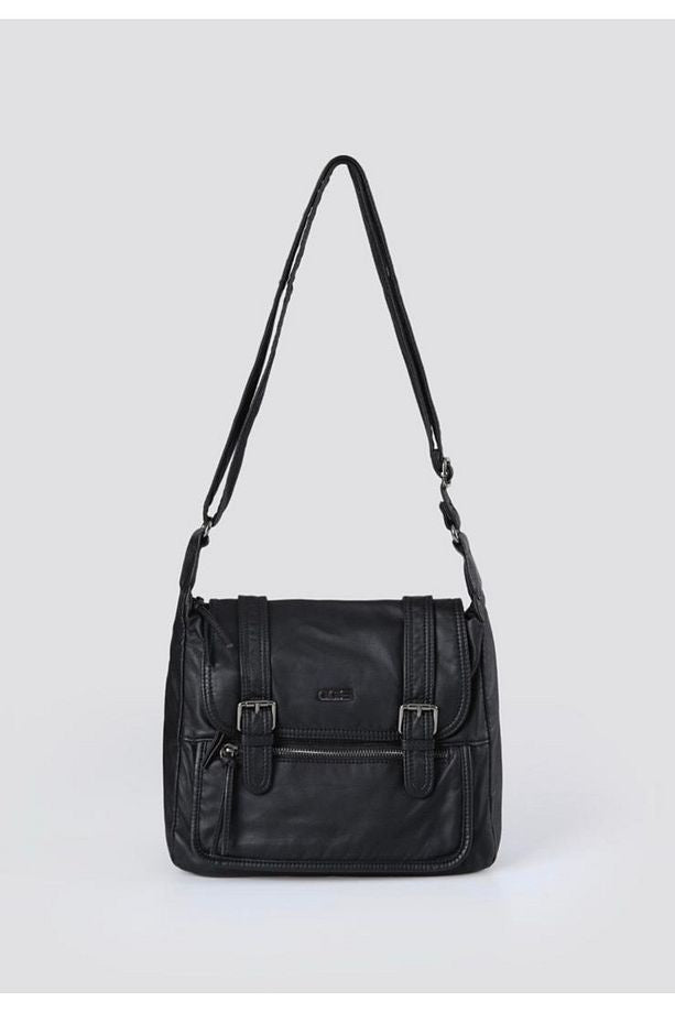 Liye Siyah Cilt Omuz Çantası