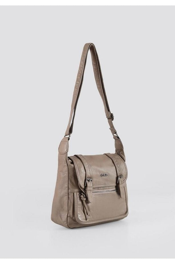 Liye Vizon Cilt Omuz Çantası