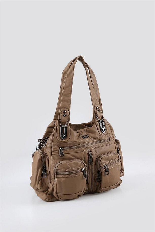 Diwer Vizon Cilt Omuz Çantası