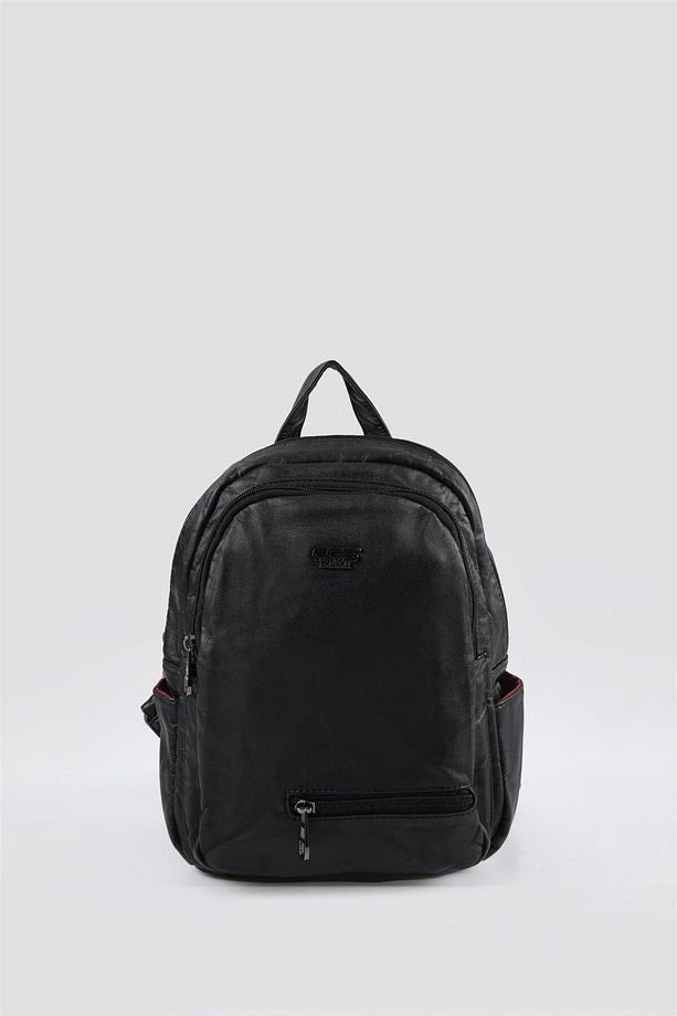 Rior Siyah Cilt Sırt Çantası