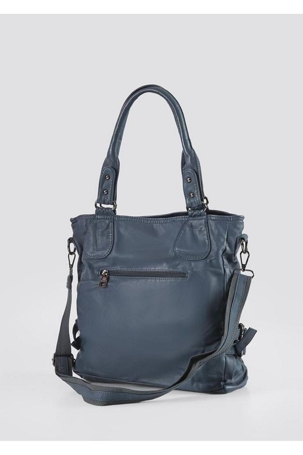 Asin Mavi Cilt Omuz Çantası