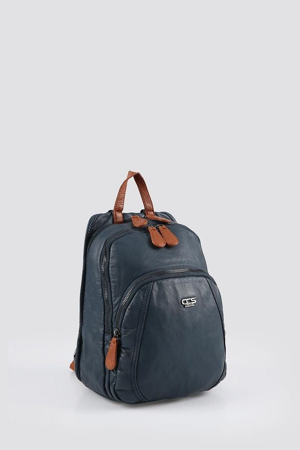 Lirya Mavi Cilt Sırt Çantası