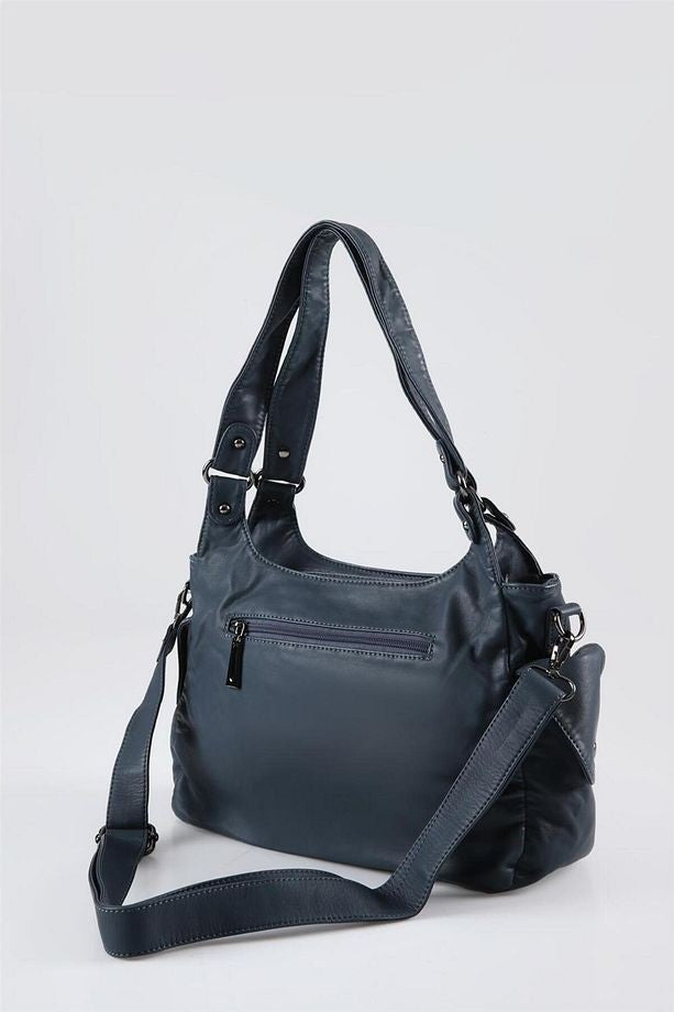 Pyser Mavi Cilt Omuz Çantası