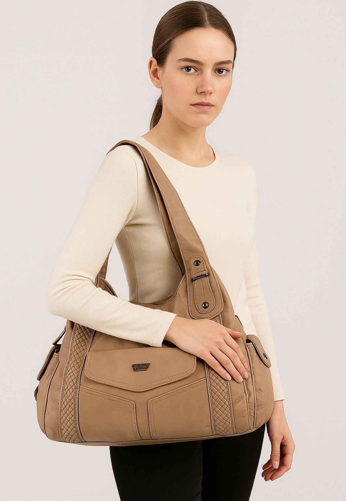 Batti Vizon Cilt Omuz Çantası