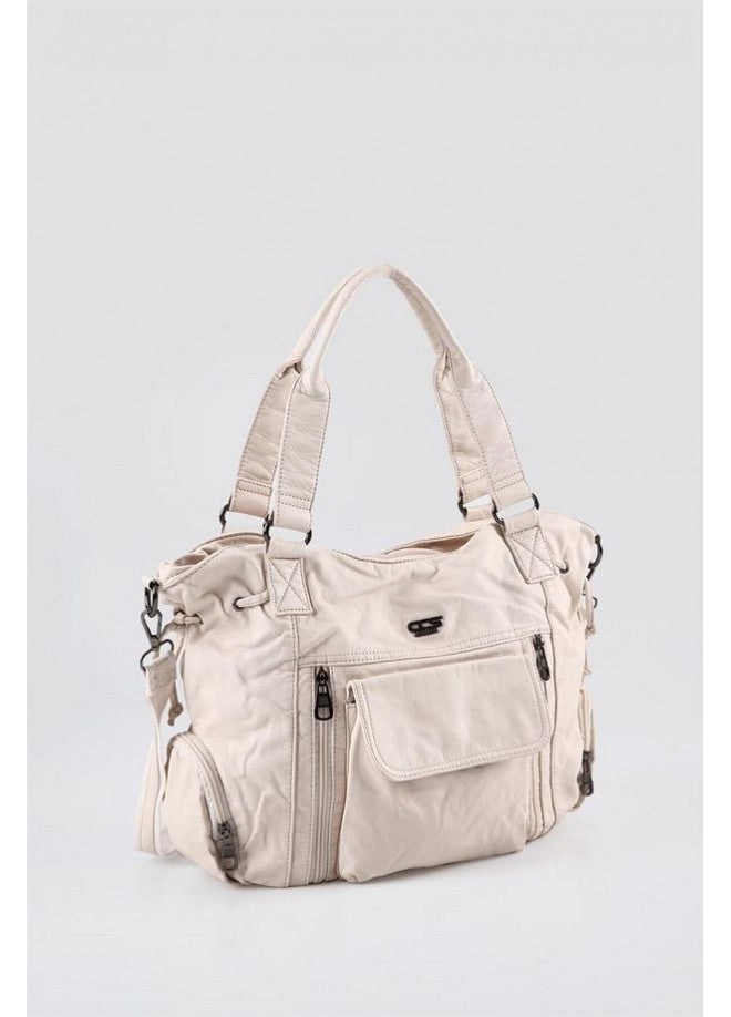 Giwer Bej Cilt Omuz Çantası