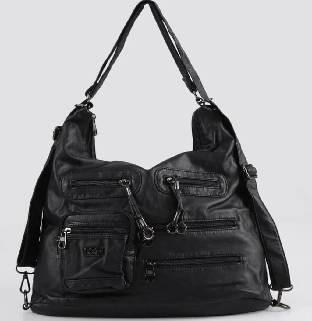 Jinsa Siyah Cilt Çanta