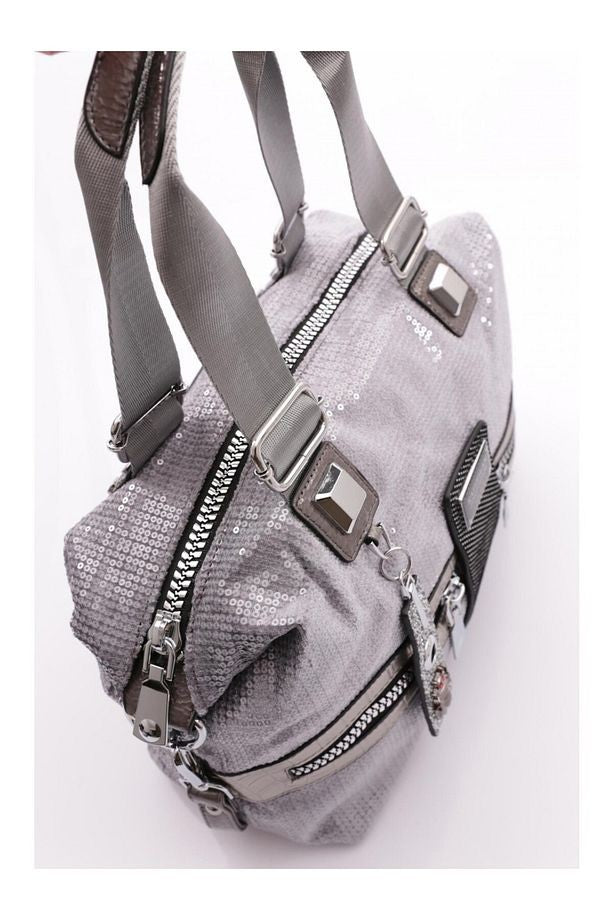 Merli Gri Cilt Omuz Çantası