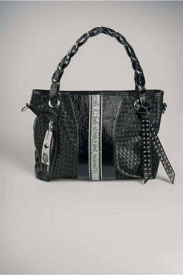 Jaxe Siyah Cilt Omuz Çantası