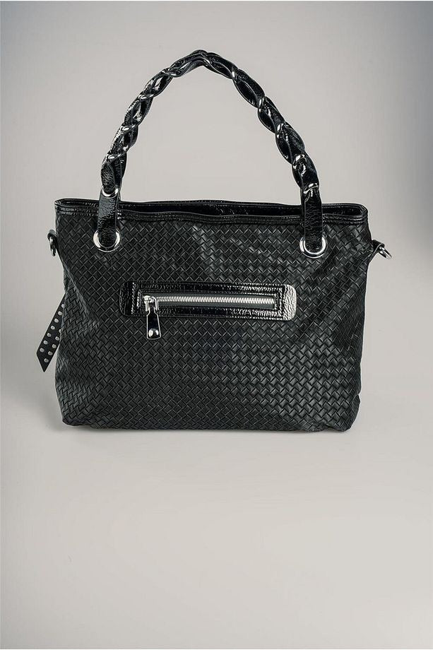 Jaxe Siyah Cilt Omuz Çantası