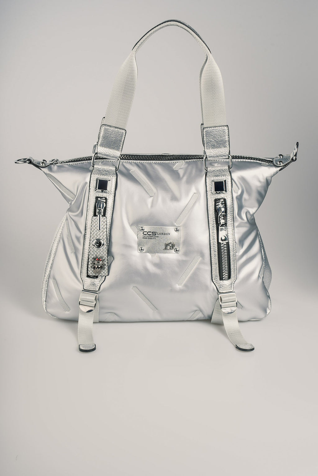 Tiven Gri Cilt Omuz Ve Kol Çantası