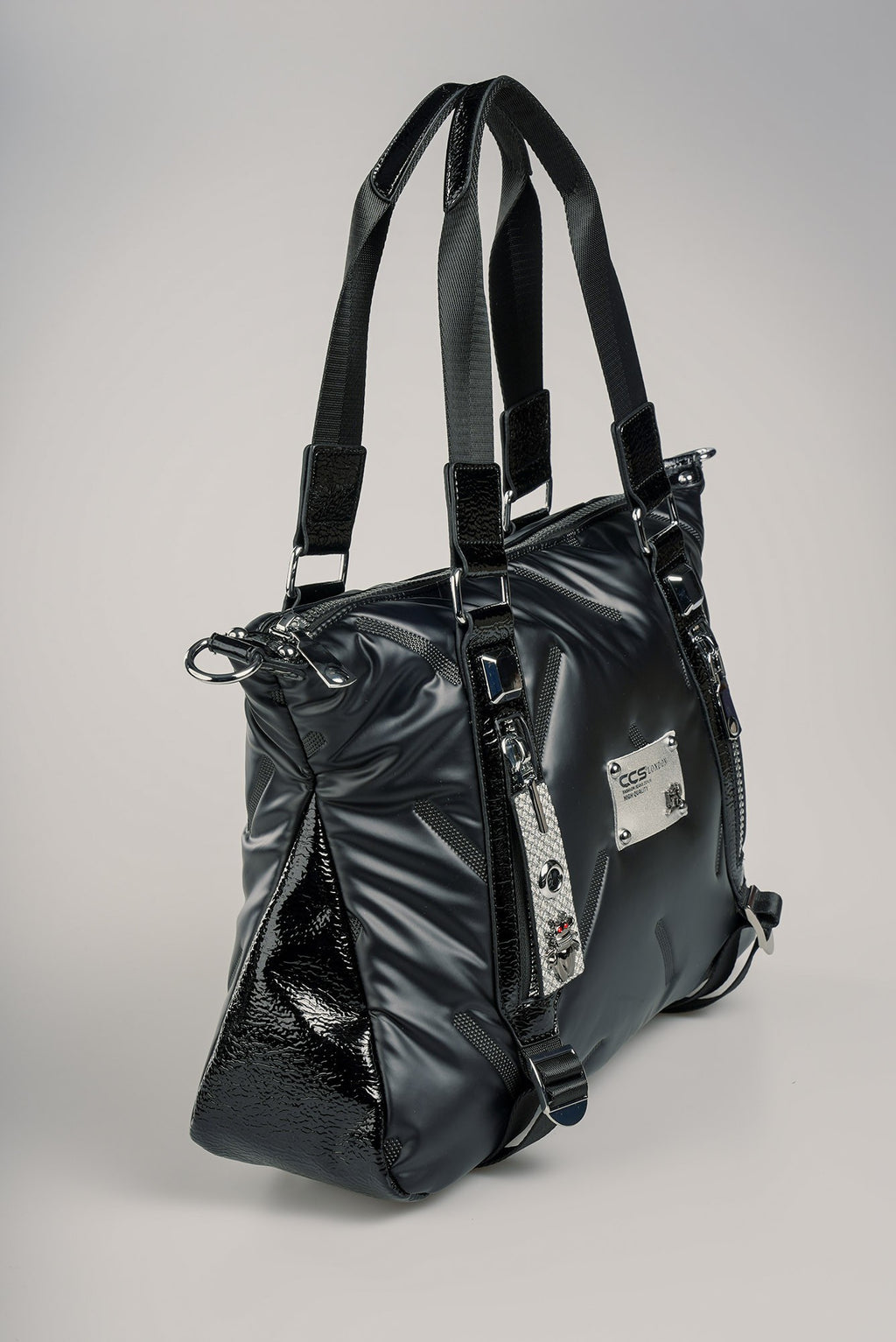 Tiven Siyah Cilt Omuz Ve Kol Çantası