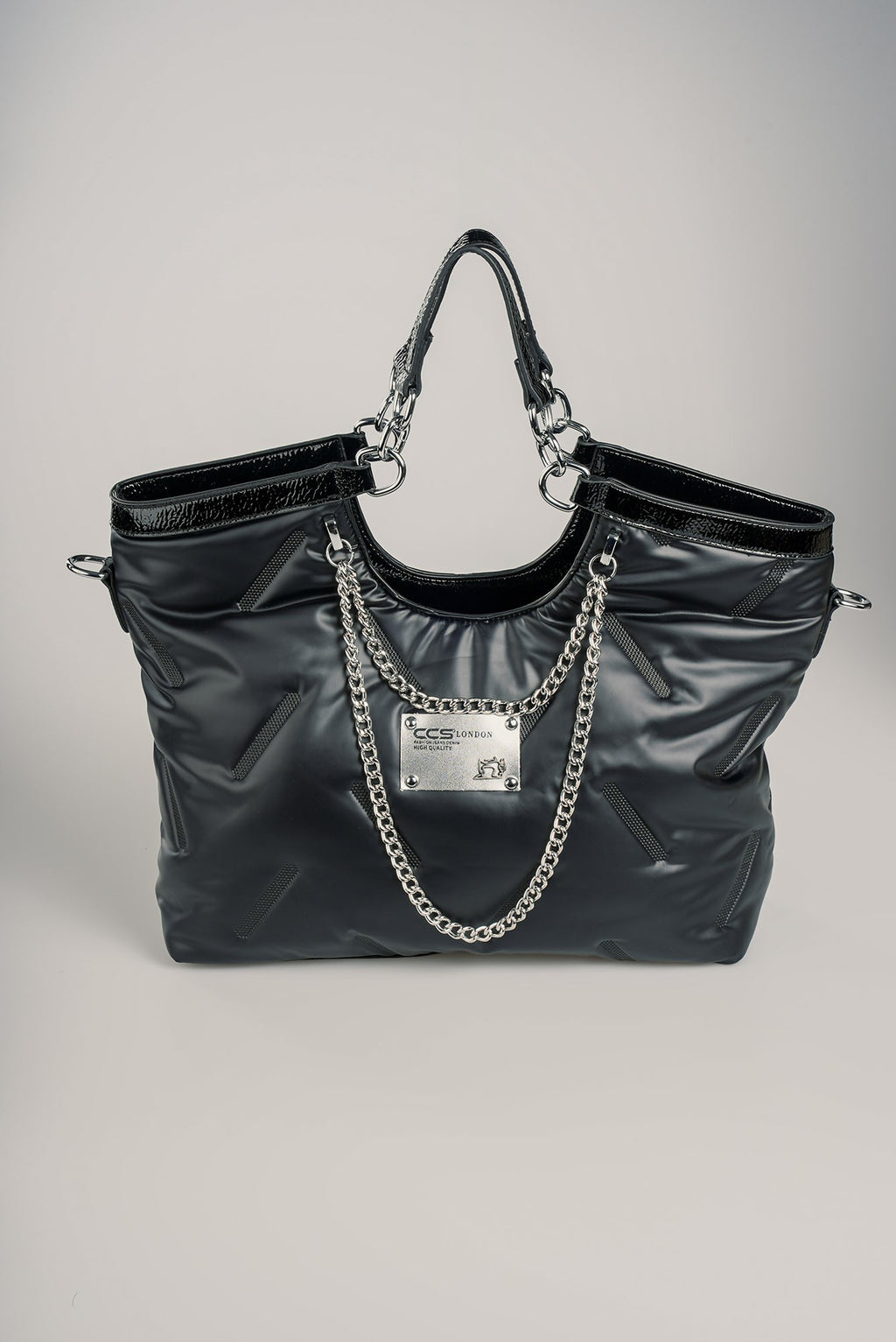 Enya Siyah Cilt Omuz Çantası