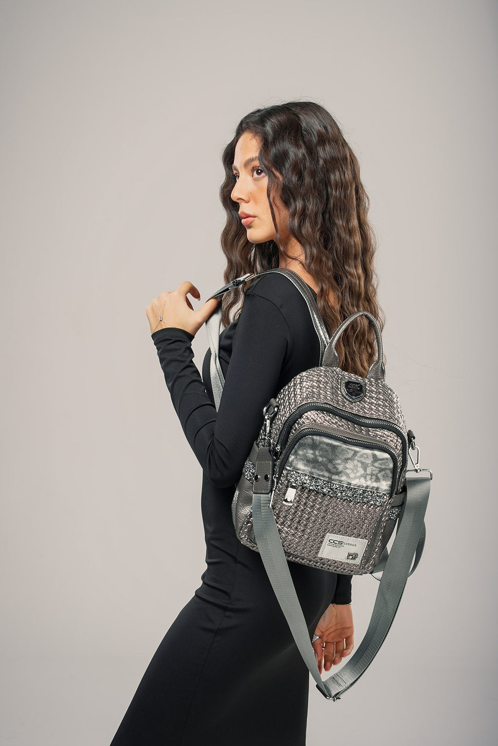 Tulip Gri Cilt Sırt Çantası