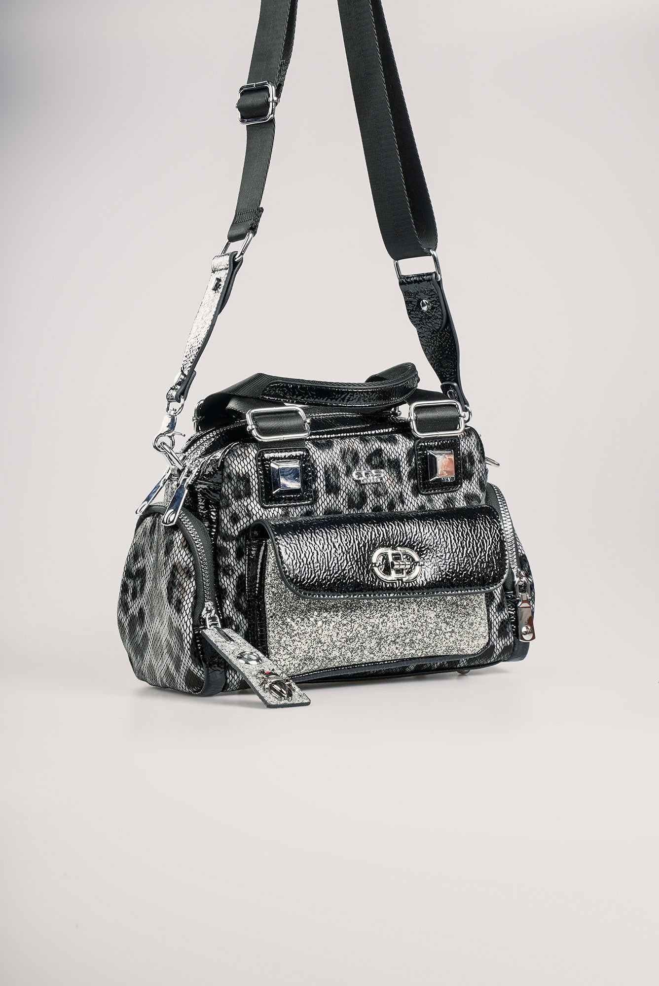 Judy Gri Cilt Omuz Çantası