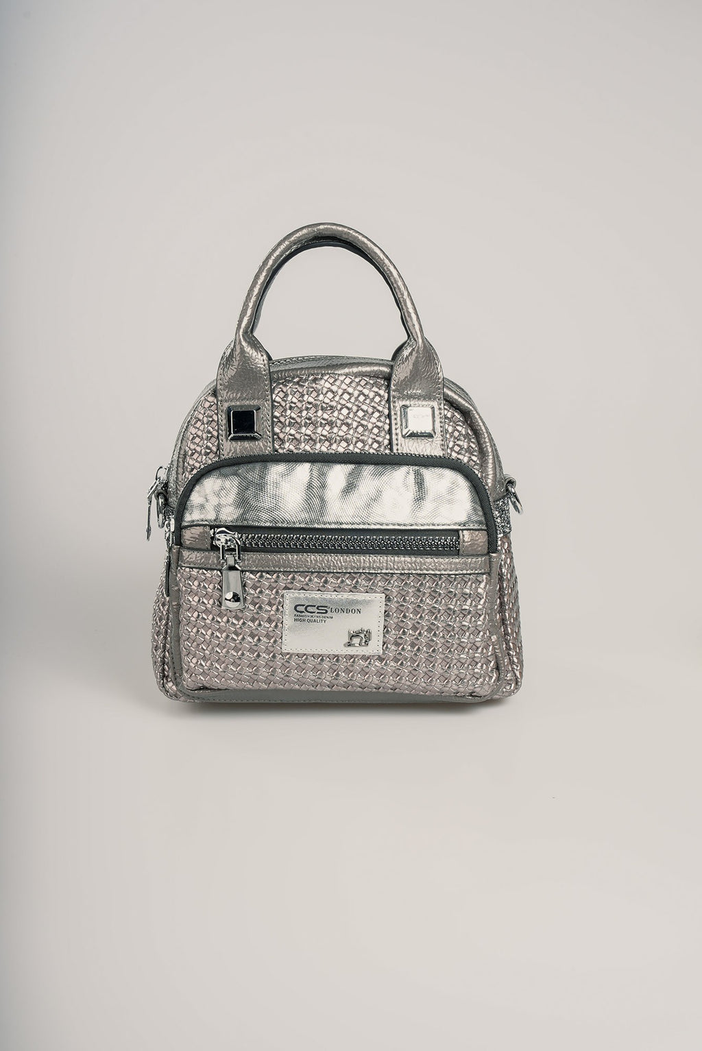 Karen Gri Cilt Omuz Çantası