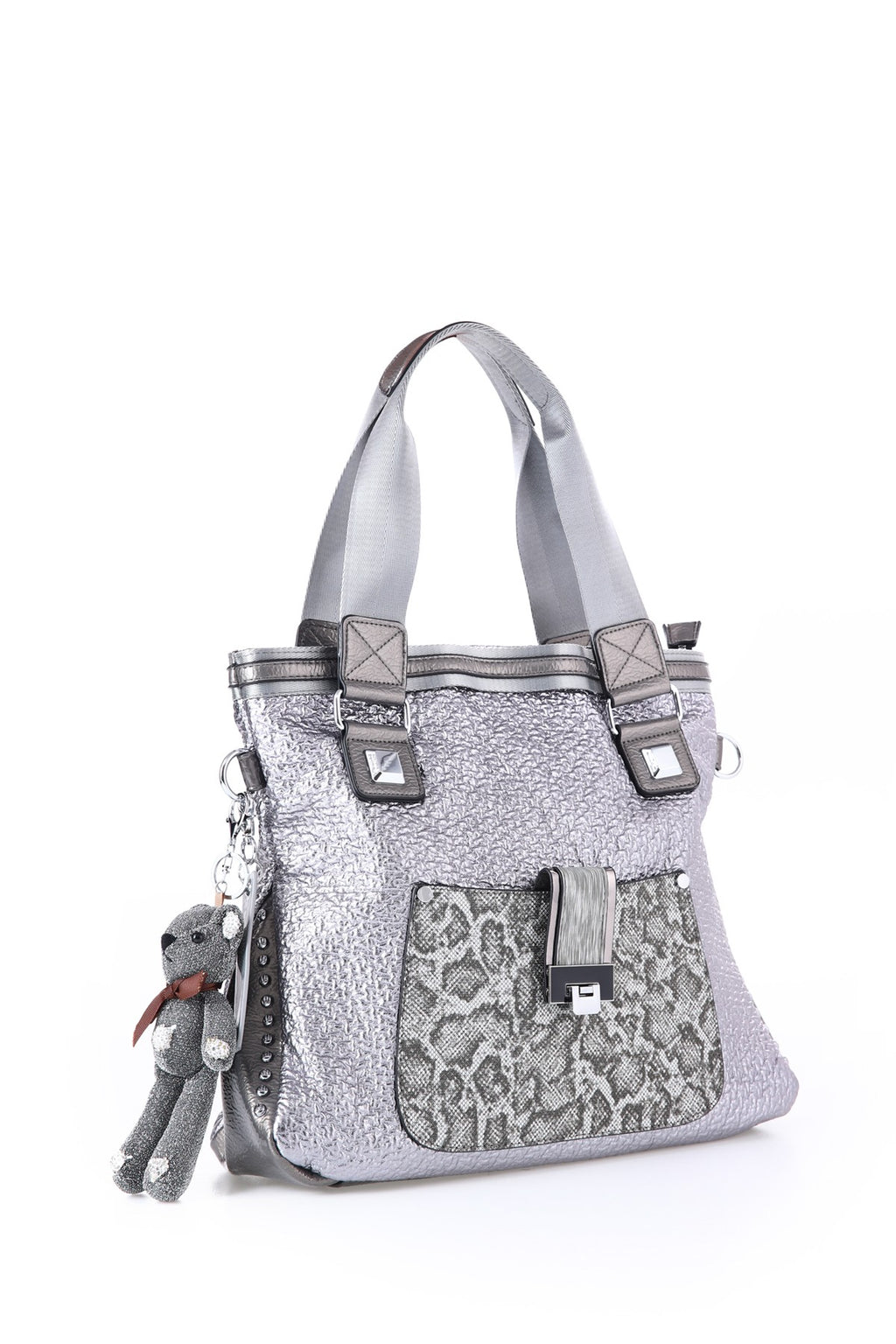Bagi Gri Cilt Omuz Çantası