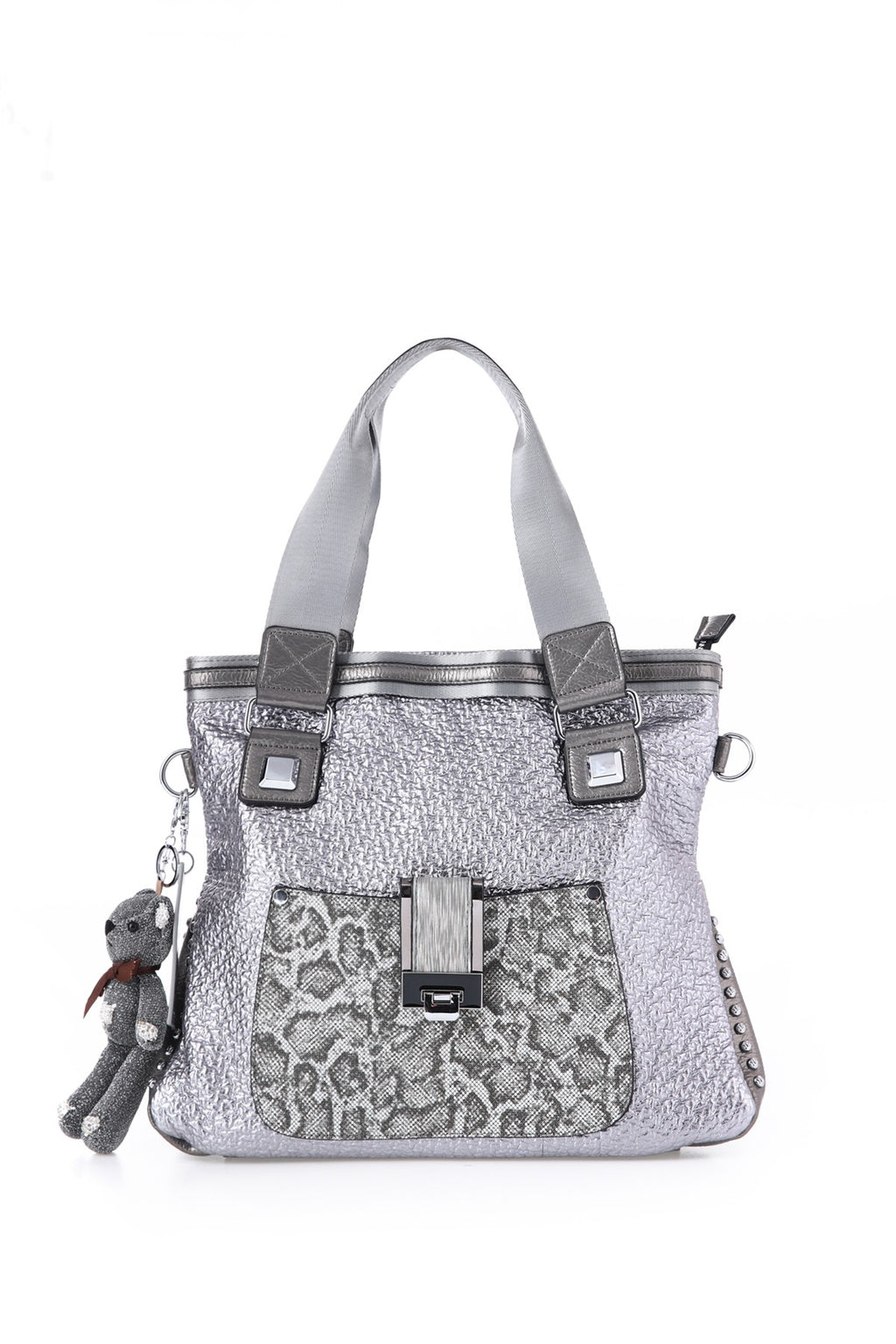 Bagi Gri Cilt Omuz Çantası